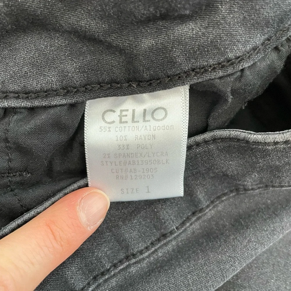 CJLA Faded Black Skinny Jeans Size 1 - Picture 5 of 5
